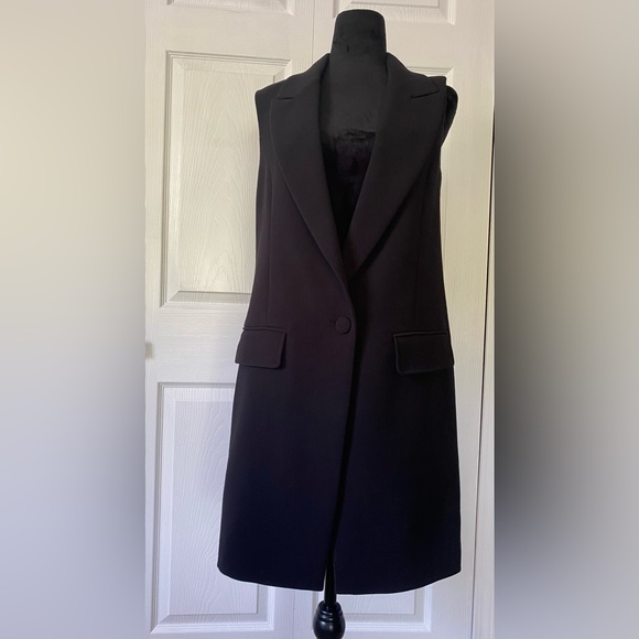 Express Jackets & Blazers - Express Sleeveless Long Blazer Size XS